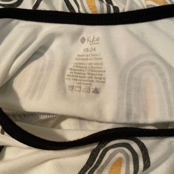 Kyte baby 18-24m long sleeve twirl dress - METALLIC RAINBOW - Picture 4 of 4